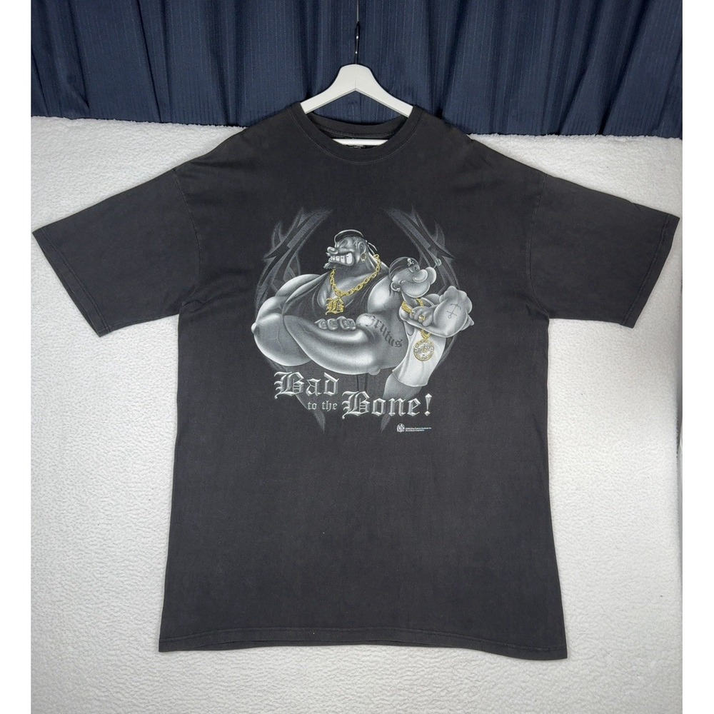 Vintage 2006 POPEYE Bad to the Bone! Hip Hip Shirt 4XL - King Features Syndicate